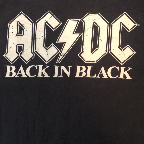 AC/DC Back In Black Tee Shirt - Picture 2 of 13